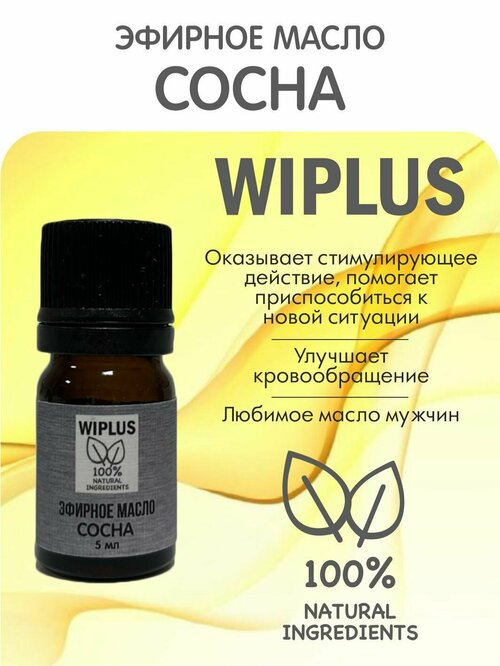 Сосна эфирное масло натуральное 5 мл WIPLUS