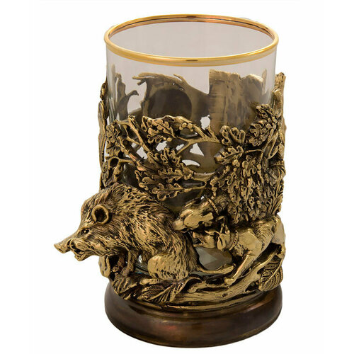 Подстаканник латунный 