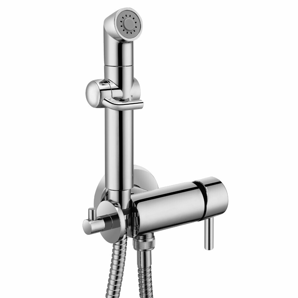фото Смеситель с гигиеническим душем, встраиваемый, хром, Соло , LR7166C