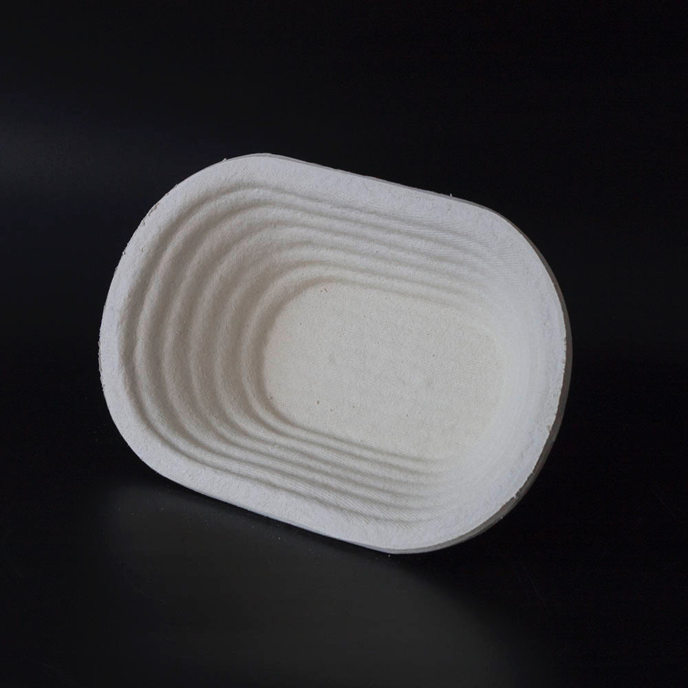 фото Овальная корзинка из целлюлозы до 750 г с рисунком