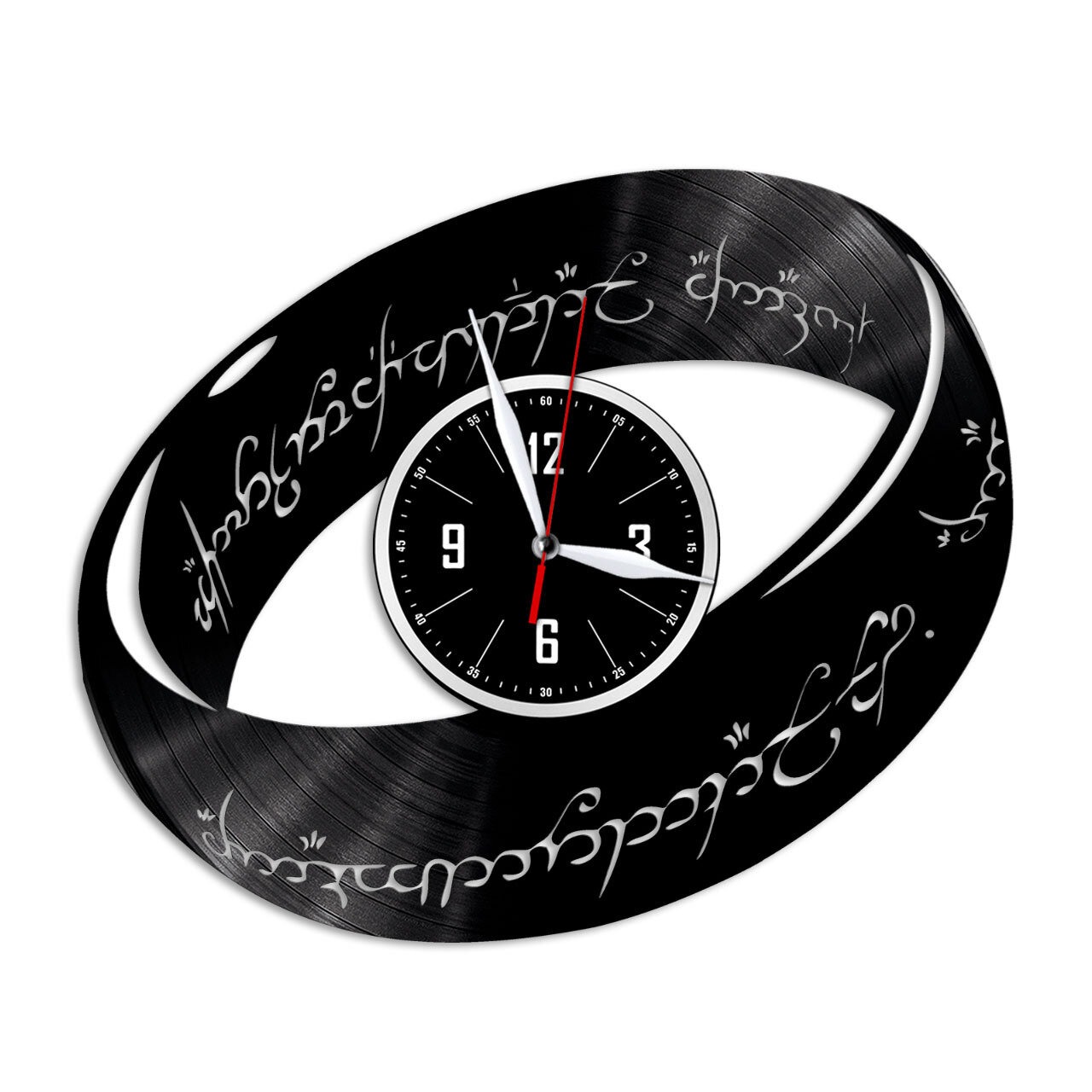 Властелин колец - настенные часы из виниловой пластинки
