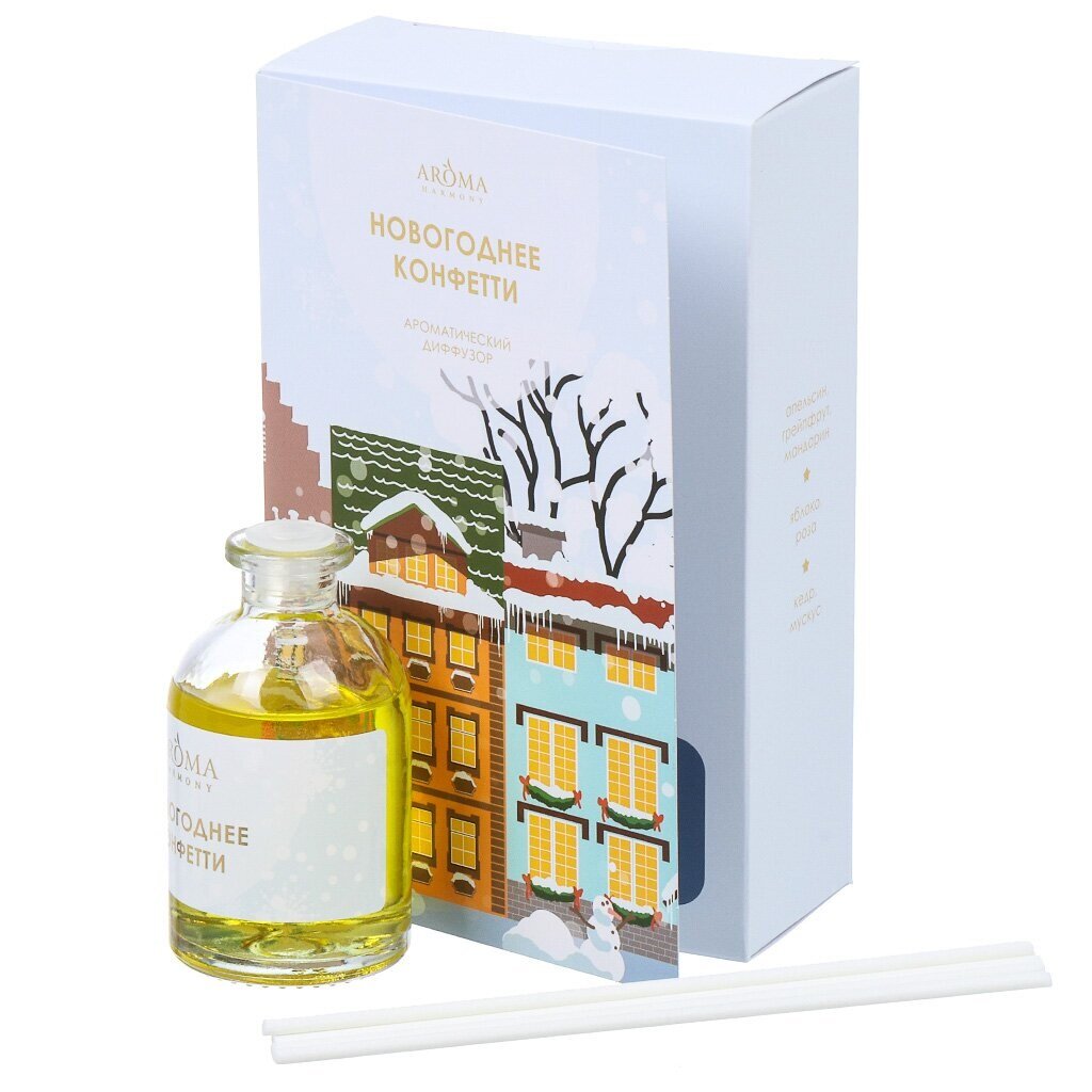 фото Aroma Harmony Диффузор Новогоднее Конфетти, 50 мл