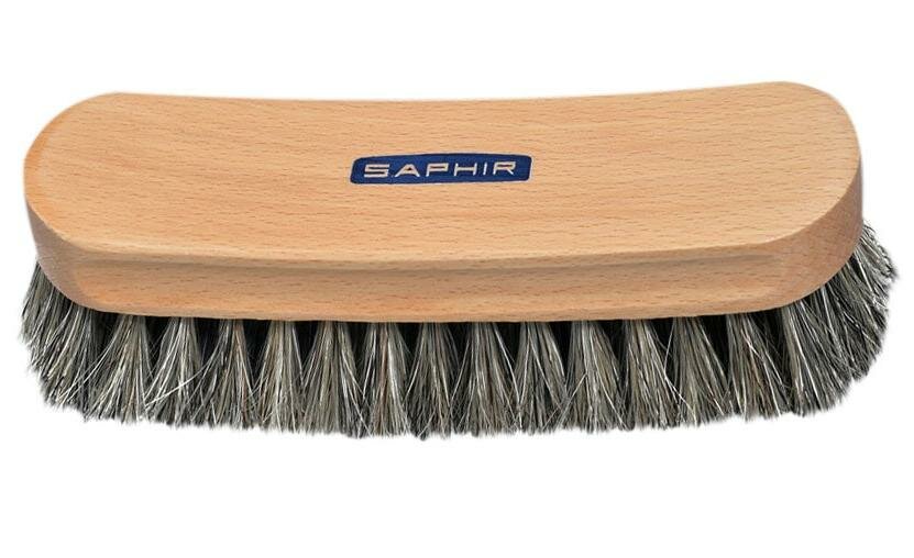 Щетка обувная SAPHIR, бук, натур волос 200*55*35