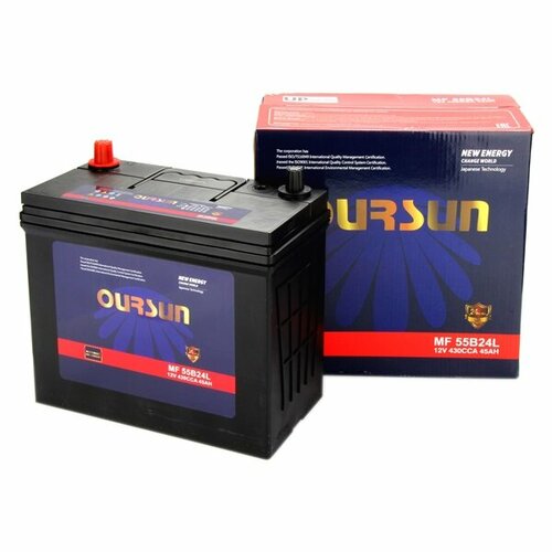 Аккумулятор OURSUN JIS MF 55B24R арт. MF 55B24R