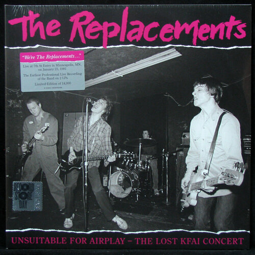 Виниловая пластинка Twin/Tone Replacements – Unsuitable For Airplay - The Lost KFAI Concert (2LP) виниловая пластинка replacements unsuitable for airplay the lost kfai concert limited 2 lp