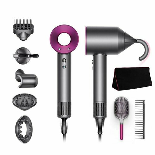 Фен для волос discon supersonic HD08Вилка российская фуксия серый 795000₽