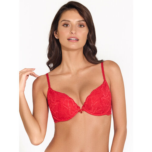 фото Бюстгальтер palmetta, размер 80b, красный