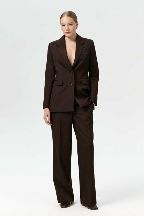 Пиджак FASHION REBELS, размер XS, коричневый