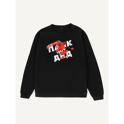 фото Свитшот, размер 50/52, черный киш