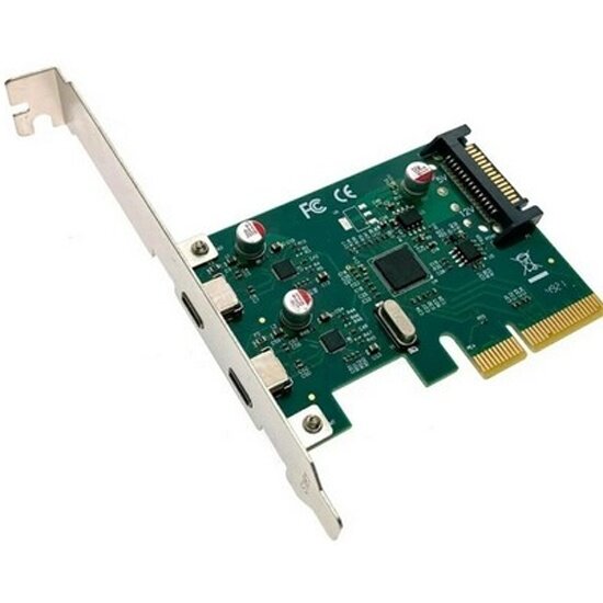 Контроллер Espada PCI-E USB 3.1 Gen2 Type-C 2 порта (PCIeUASM1142)