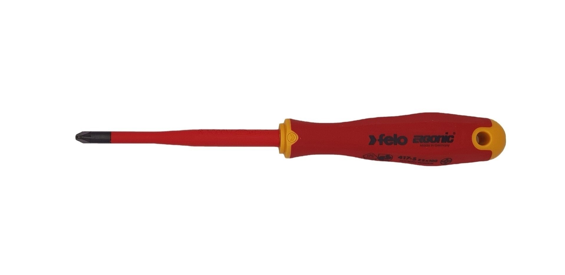 Диэлектрическая крестовая отвертка Felo - фото №19