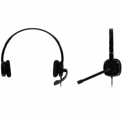 Наушники с микрофоном Logitech Stereo Headset H151 Black 242500₽