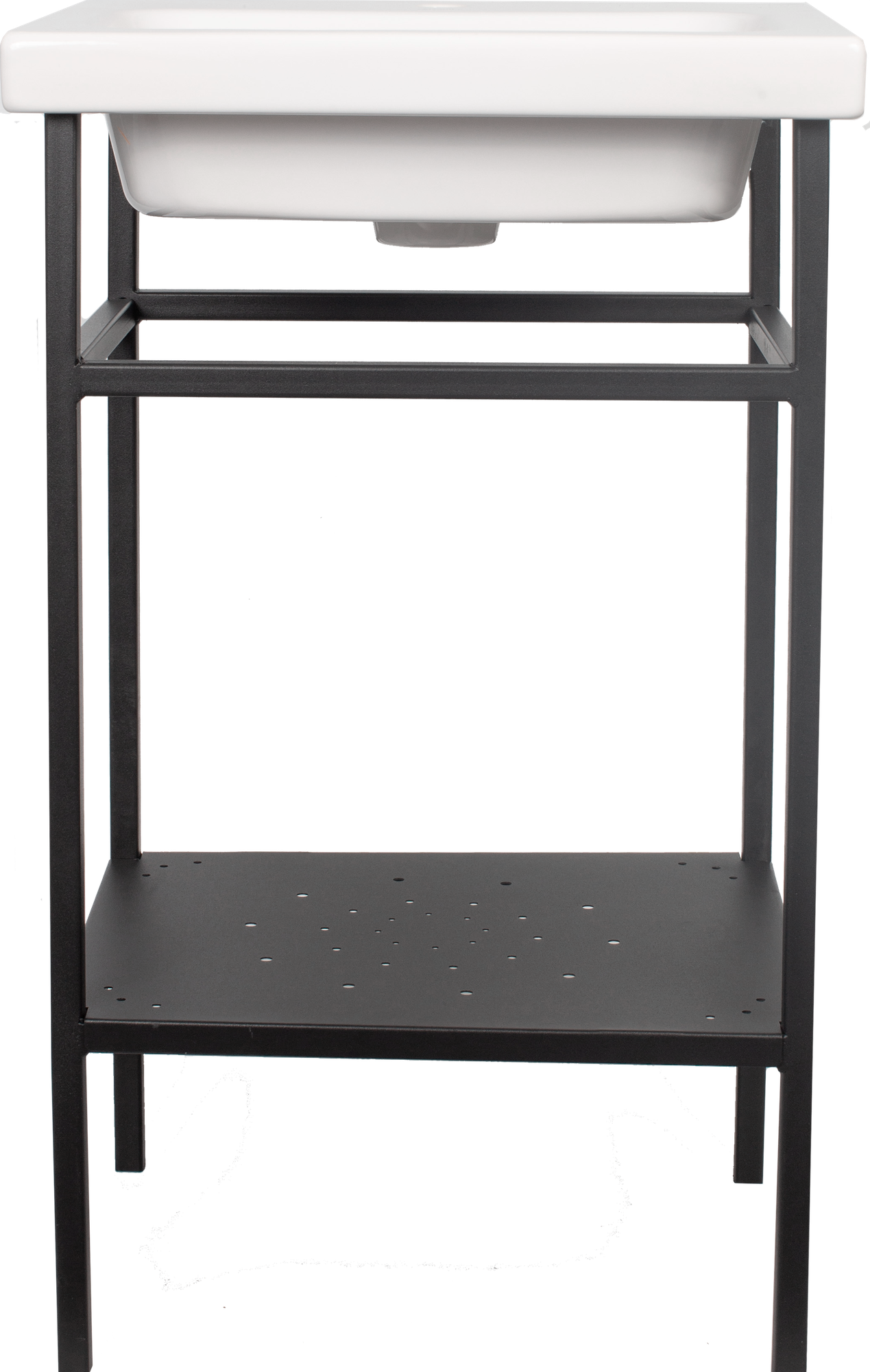 фото Опора для раковины напольная Март Ferro 50 см цвет чёрный