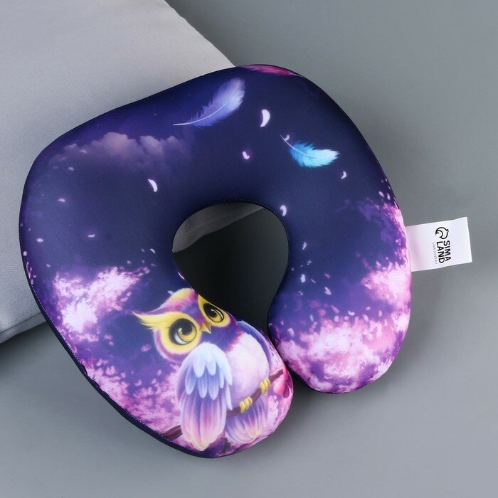 фото Антистресс подголовник "Сова" (комплект из 2 шт)