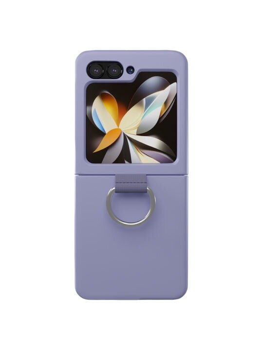 Чехол-накладка VLP Flex Сase для смартфона Samsung Galaxy Z Flip 5 (Цвет: Lavender)