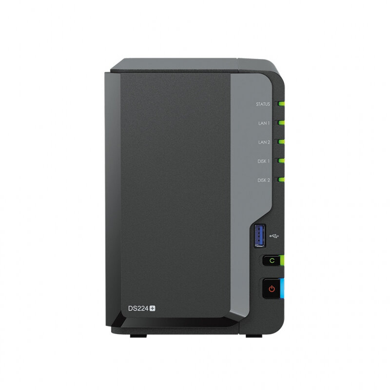 Сетевой накопитель SYNOLOGY DS224+ без HDD — фото 1