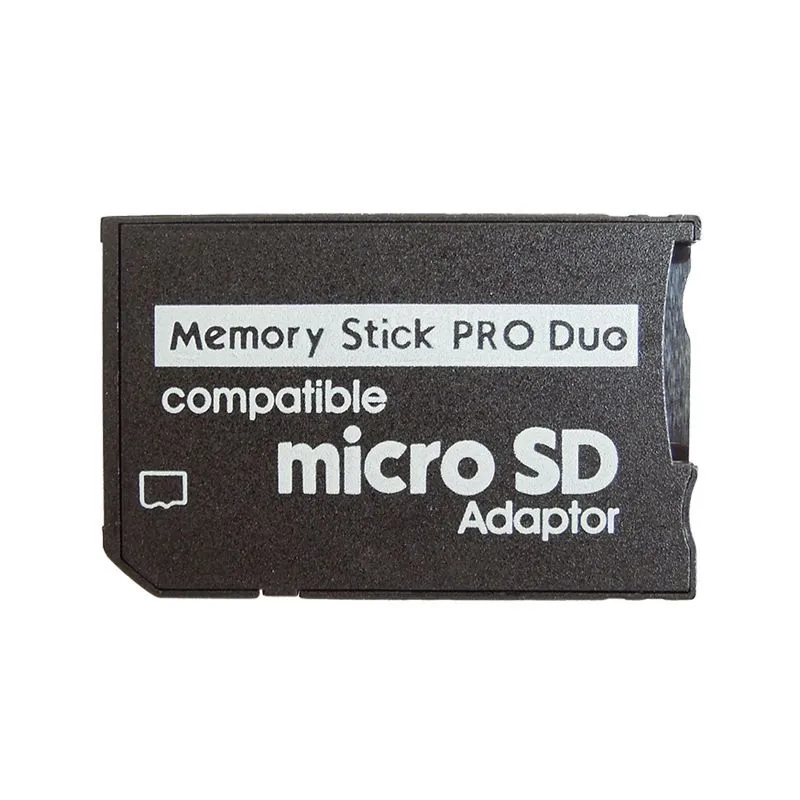 Адаптер одной карты micro SD (microsd) в Memory Stick MS Pro Duo для Sony PSP черный