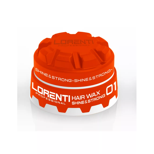 LORENTI Воск для укладки волос HAIR WAX SHINE & STRONG 01 Сияющий и фиксирующий 150мл