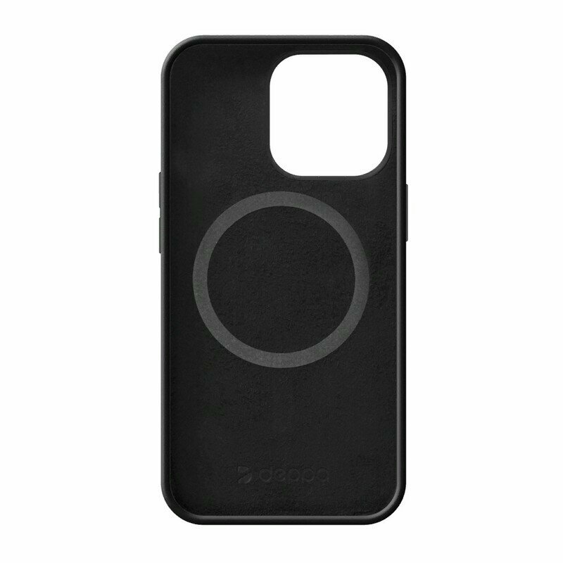 Чехол-крышка Deppa MagSafe для iPhone 13, силикон, черный - фото №11