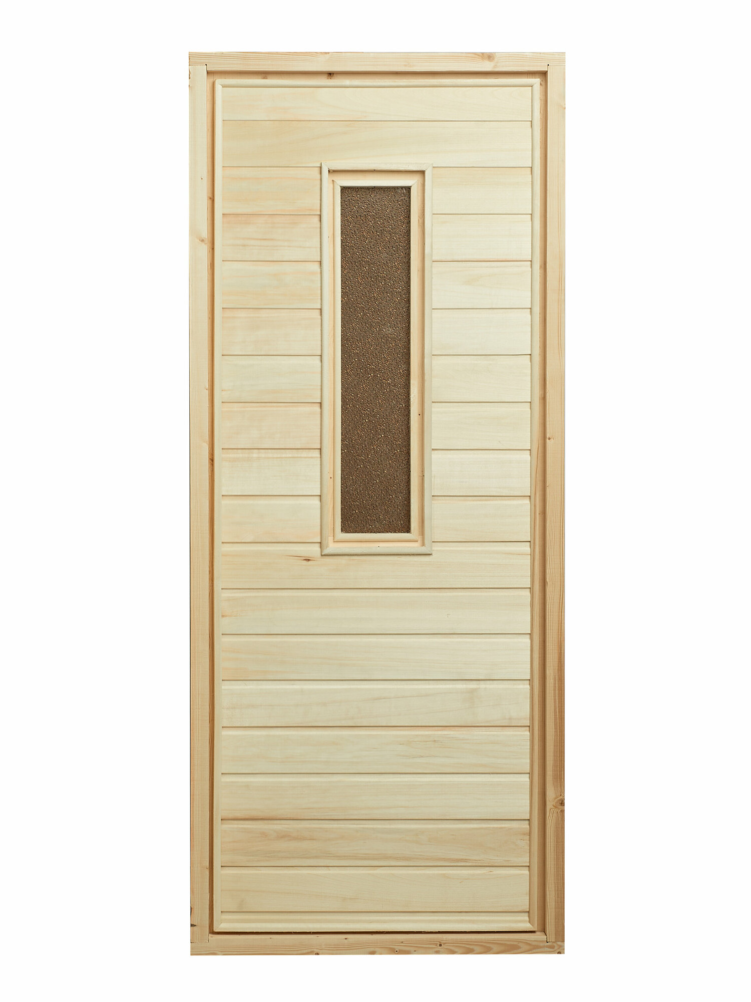 Дверь для бани и сауны "ДОК Вологда" 70x170 см. со стеклом