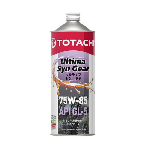 TOTACHI Масло трансмиссионное TOTACHI Ultima Syn Gear GL-5/MT-1 75W-85 (1л) G3201