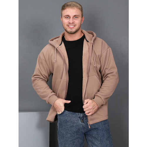 фото Толстовка ivcapriz, размер 58, бежевый