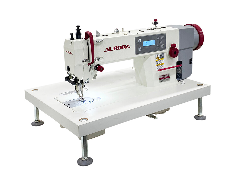 Прямострочная швейная пром машина Aurora N3 Home с шагающей лапкой и компактным столом Aurora