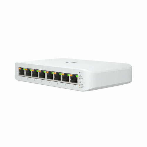 UniFi Switch Lite 8 PoE USW-Lite-8-PoE Ubiquiti PoE-коммутатор 8х 1G RJ45 раздача 52 Вт 071156 10 2820900₽