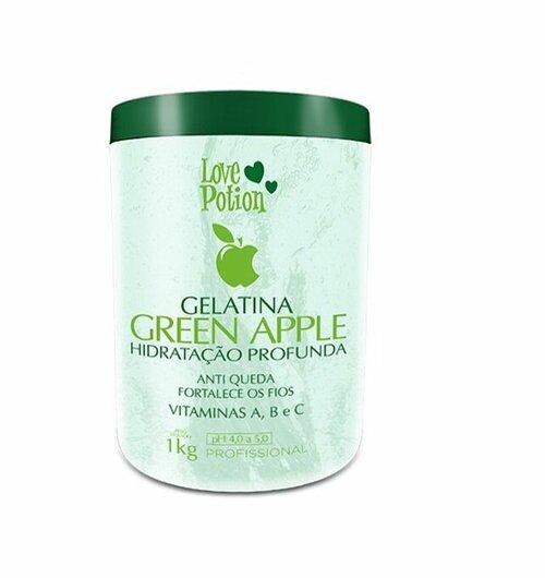 Коллагеновый восполнитель LOVE POTION Green Apple Gelatina 1000 ml