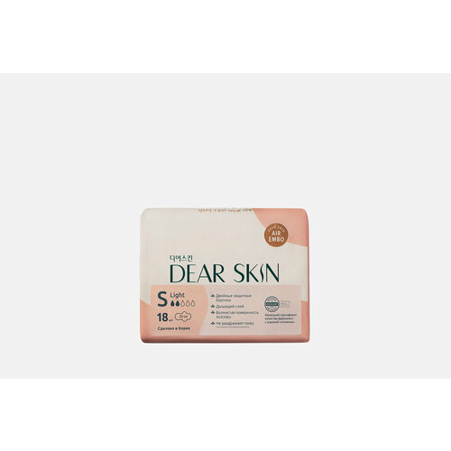 Прокладки Dear Skin, air embo sanitary pad light 18мл