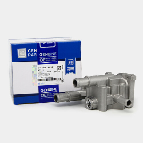 Алюминиевый корпус термостата Opel Аstrа, Insignia, Mokka, Meriva, Corsa, Zafira, Signum, Vectra; Chevrolet Cruze, Aveo - арт. 96817255