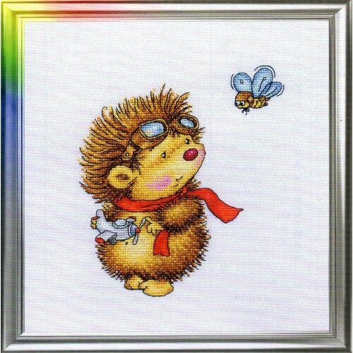 Летный день #Д-045 ЛанСвит Набор для вышивания 20 x 20 см Счетный крест