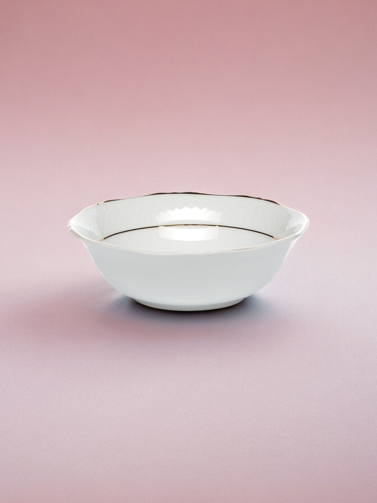 фото Салатник Lubiana Афродита 650мл, 185х185х55мм, фарфор, белый