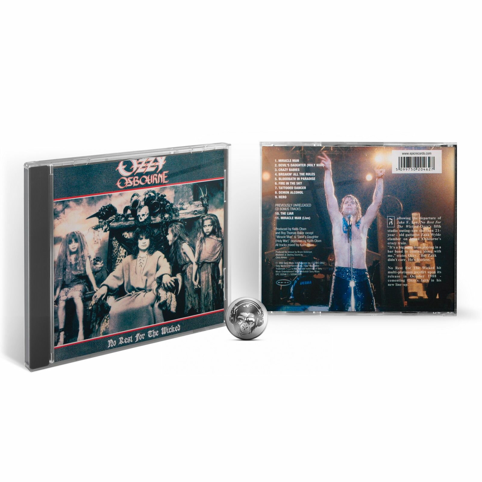 Компакт-диски, Epic, OZZY OSBOURNE - No Rest For The Wicked (CD) Медиа - фото №4