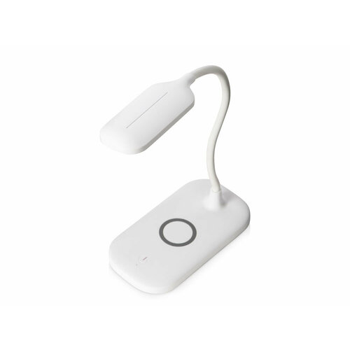 Настольный светильник с беспроводной зарядкой Nimble 10 Вт цвет белый 1800₽