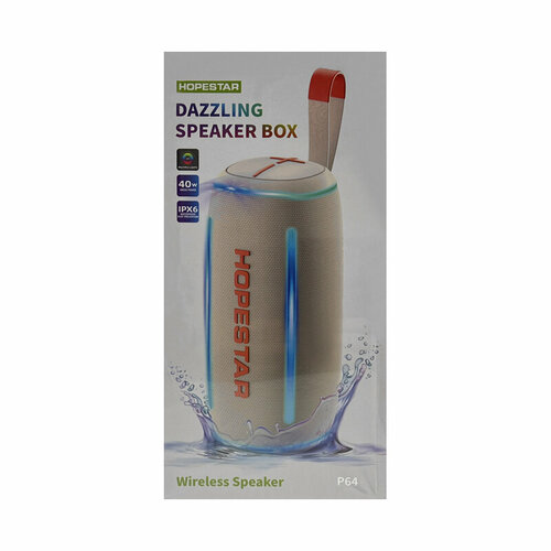 Портативная колонка Hopestar P64 бежевый 526000₽