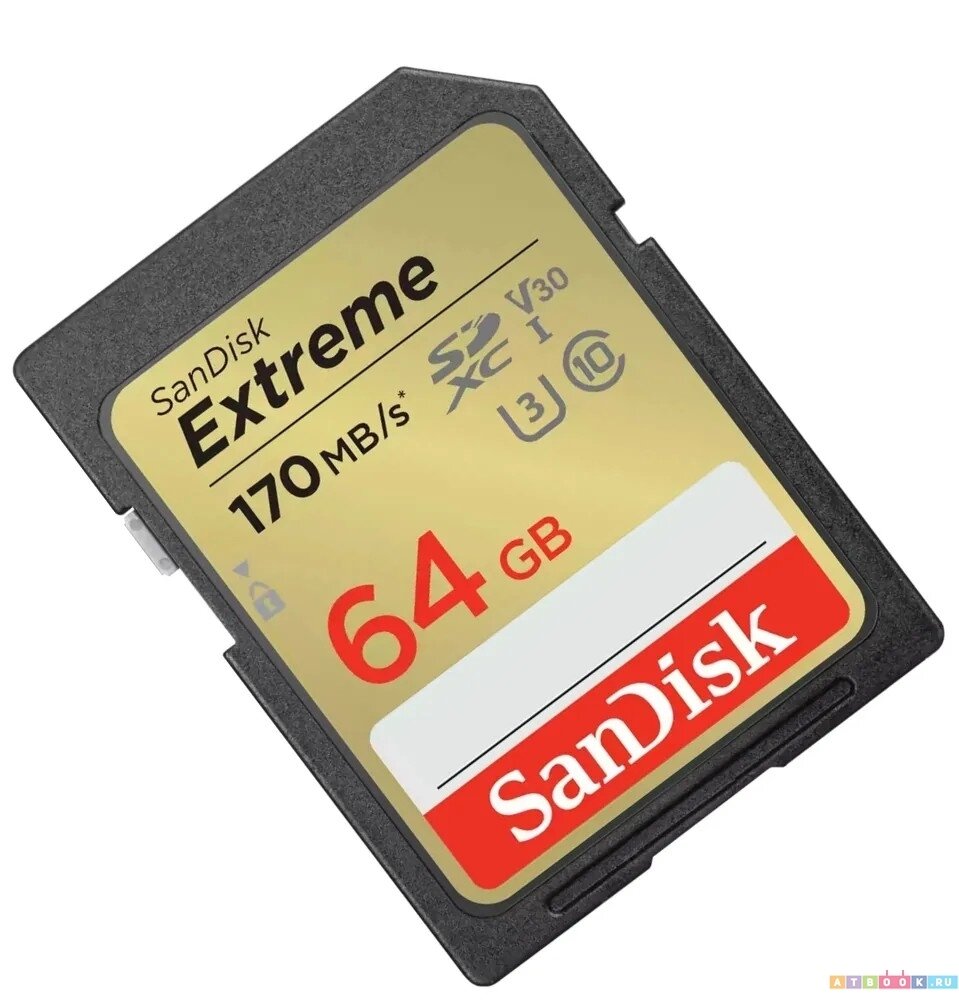 SanDisk Extreme SDSDXV6-064G-GNCIN Карта памяти SDSDXV2-064G-GNCIN