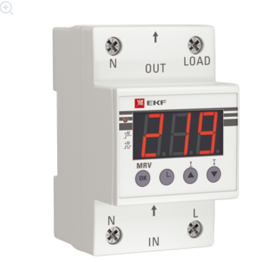 Реле напряжения и тока с дисплеем MRVA 63A EKF PROxima