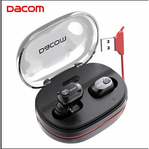 Беспроводные наушники Dacom K6H Pro dacom g108 открытые наушники bluetooth водонепроницаемая спортивная гарнитура беспроводные стерео проводящие наушники для бега