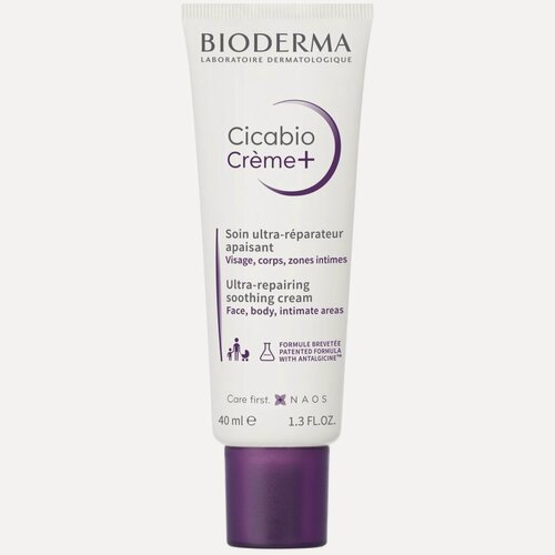 Изображение товара BIODERMA Восстанавливающий и успокаивающий крем Cicabio +, 40 мл