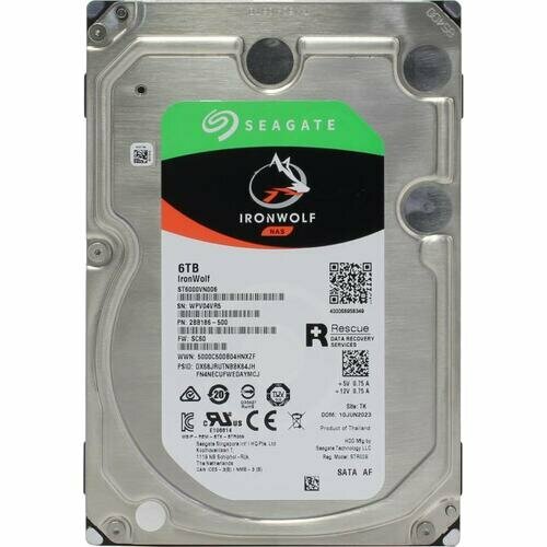 Жесткий диск Seagate IronWolf ST6000VN006