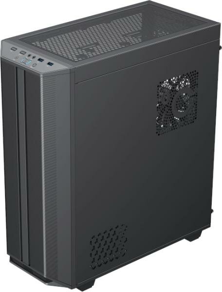 GameMax Корпус Precision COC Black (T808) (ATX, Черн, 2*USB 3.0, Зак. стекло, 1*120мм+ COC, без БП)