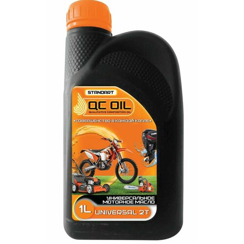 Моторное масло UNIVERSAL 2T для двухтактных двигателей QC OIL Standart канистра 1л 2390₽
