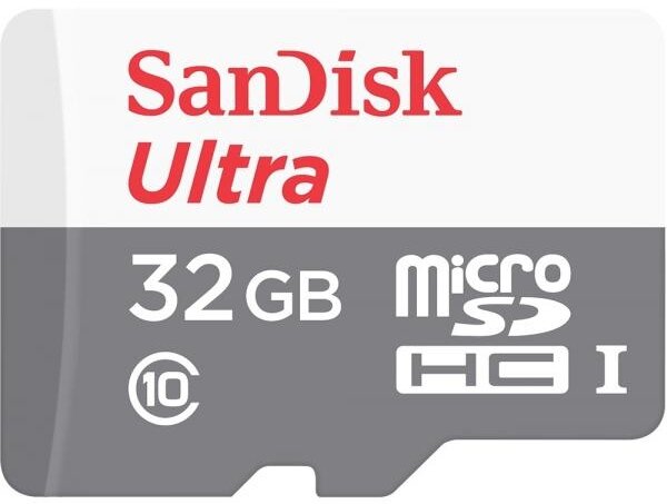 Карта памяти SanDisk microSDHC Ultra Class 10 UHS-I U1 (100/10MB/s) 32GB