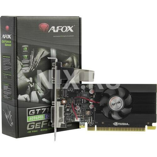 Видеокарта AFOX GeForce GT 710 4096Mb LP (AF710-4096D3L7-V1)