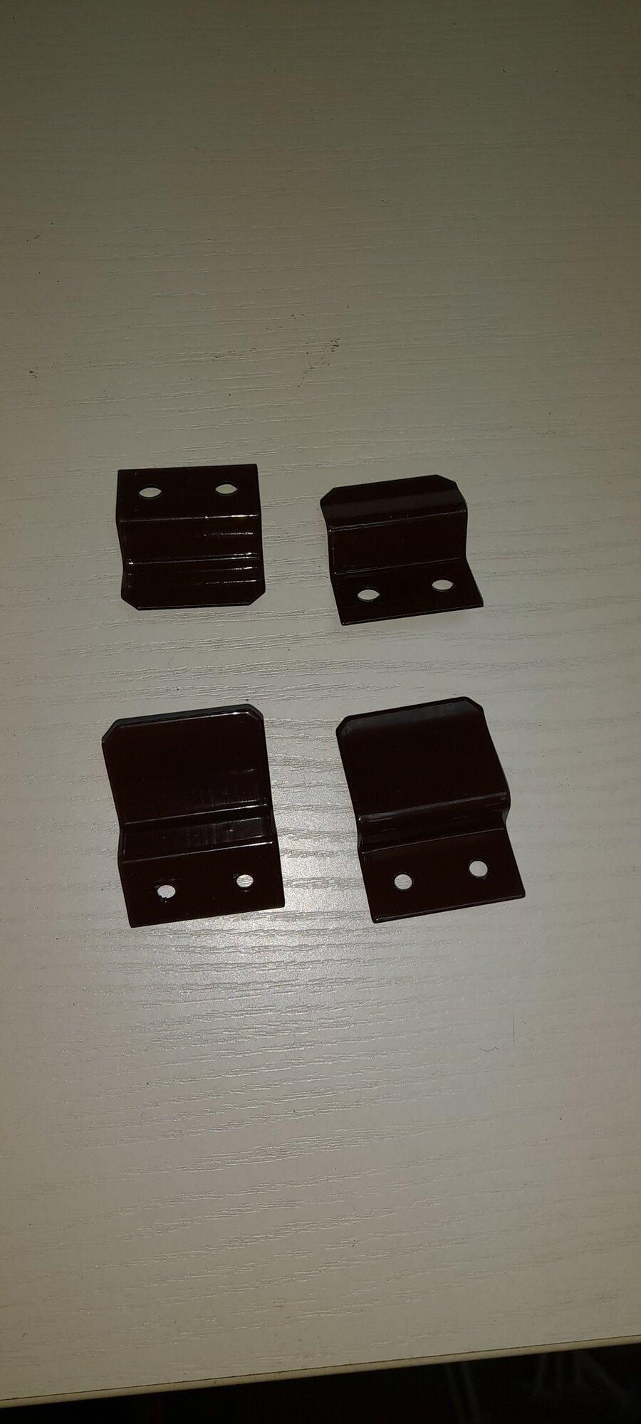 Металлические крепления для москитной сетки Количество 4 шт, Цвет Коричневый