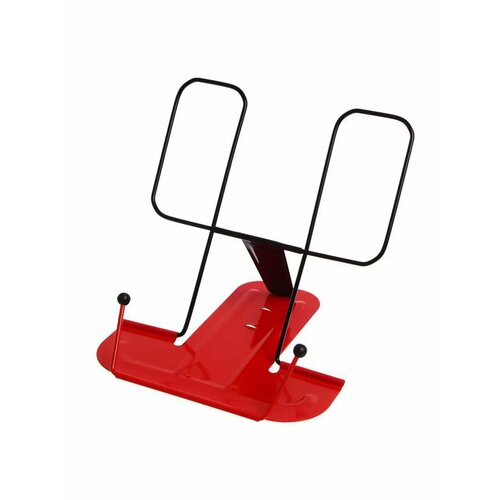 Подставка для книг металлическая красная 689₽