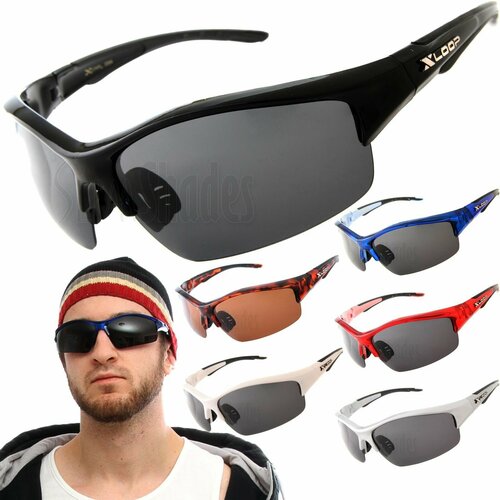 Солнцезащитные очки XLOOP, черный, серый