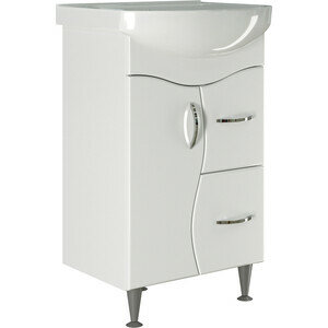 фото Тумба с раковиной Mixline Классик 52х43 белая (4640030867257, 4631111132623)