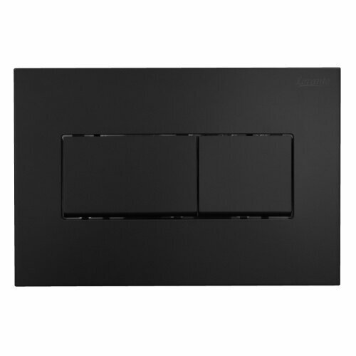 Кнопка смыва Loranto KARE механическая двойная черный матовый 1889₽